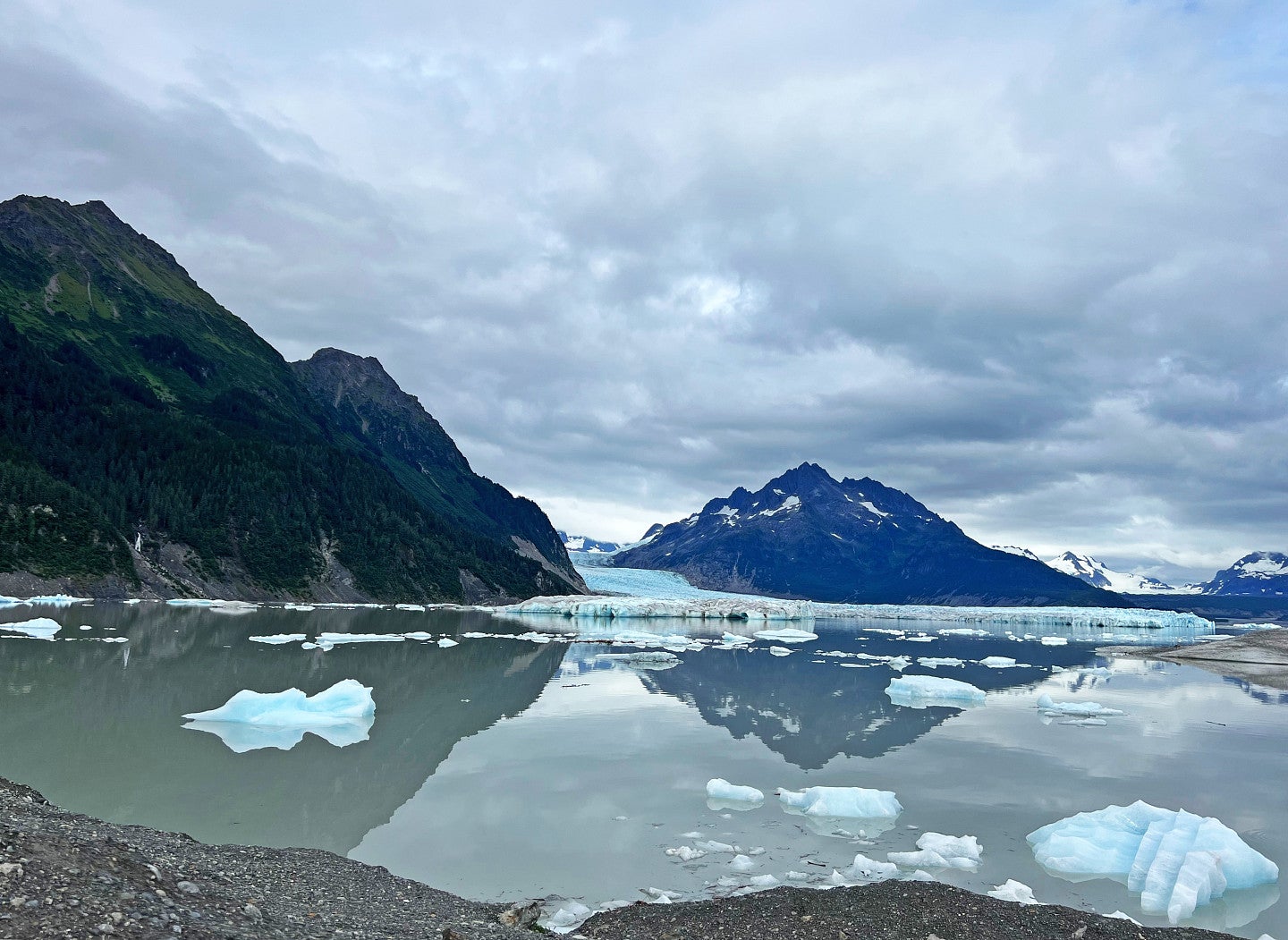 The Sheridan Glacier near Cordova, Alaska