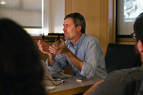 Torsten Kjellstrand teaching