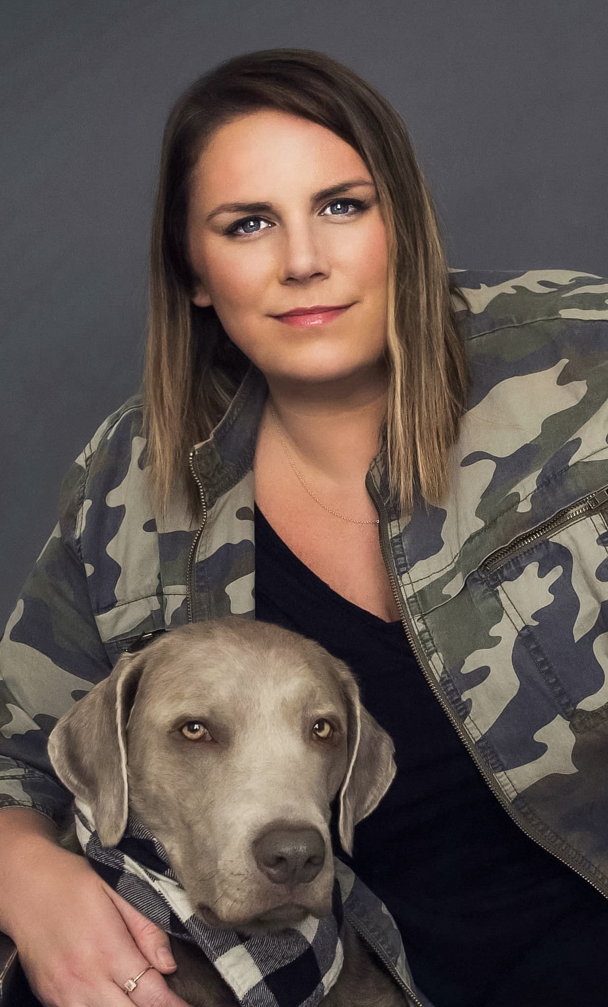 Staci Stringer and her dog Gus