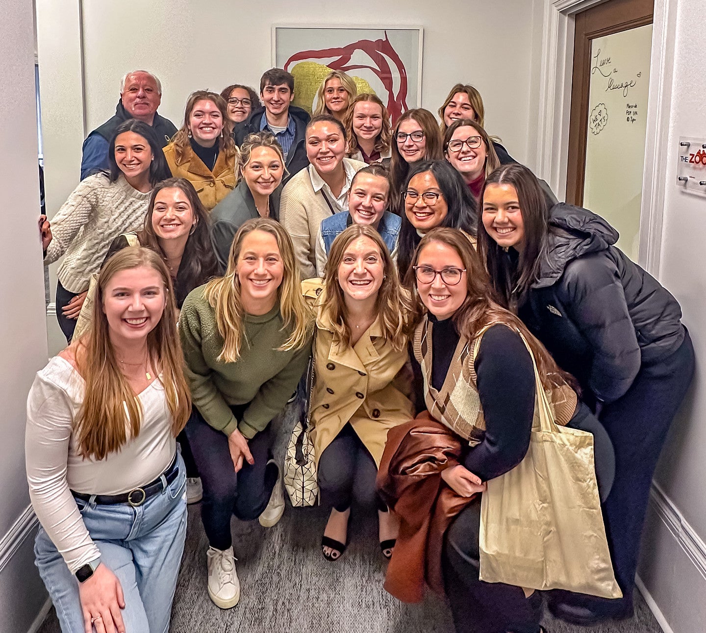 group photo of UO PRSSA members