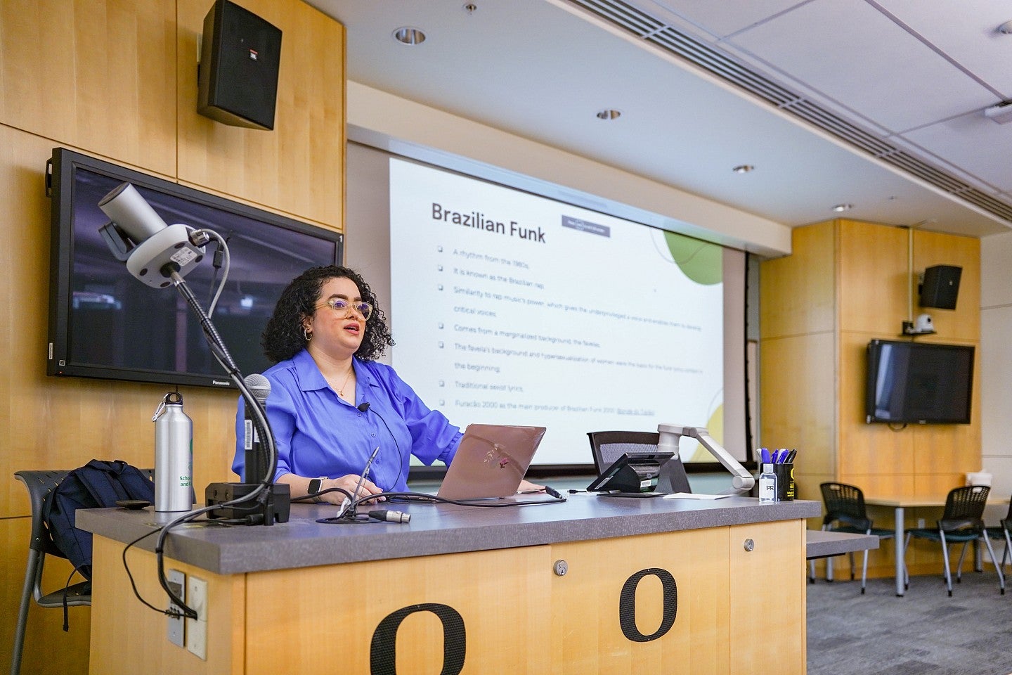 Suenia De Azevedo presents her research on Brazilian Funk through the lens of feminism