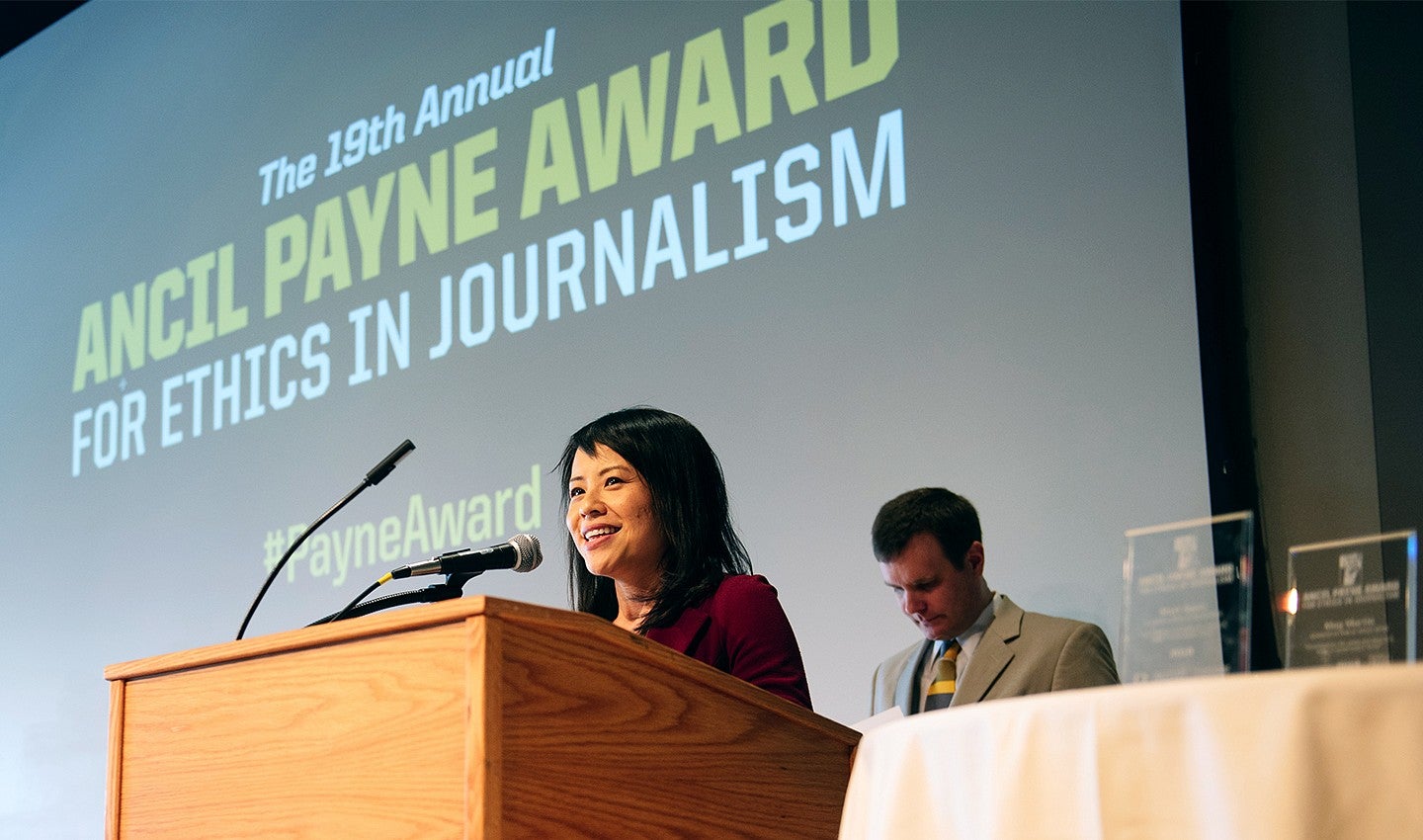 Ancil Payne Award for Ethics in Journalism 