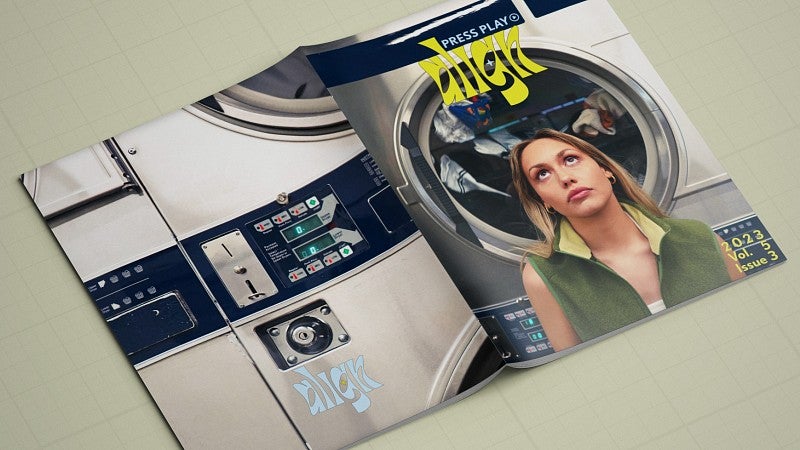 mockup of the front and back cover of AlignMmagazine Spring 2023 issue
