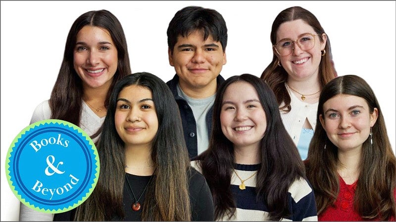 composite group shot of the six members of the University of Oregon 2024-25 Bateman Case Study Competition team