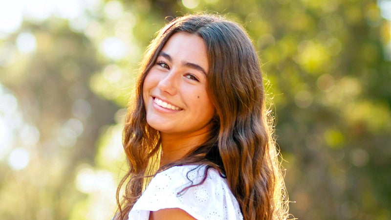 portrait of Ava Martinez, a media studies major at the University of Oregon School of Journalism and Communication