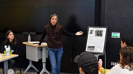 Nicole Dahmen teaches a class