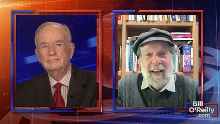 screenshot of Peter Laufer on Bill O'Reilly's tv show