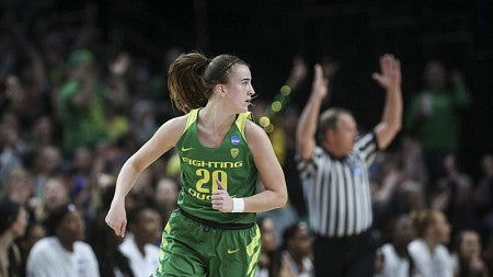 UO women's basketball star Sabrina Ionescu 