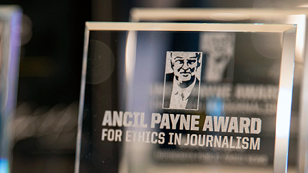 Nominations for the SOJC's Ancil Payne Award for Ethics in Journalism are due Feb. 15.