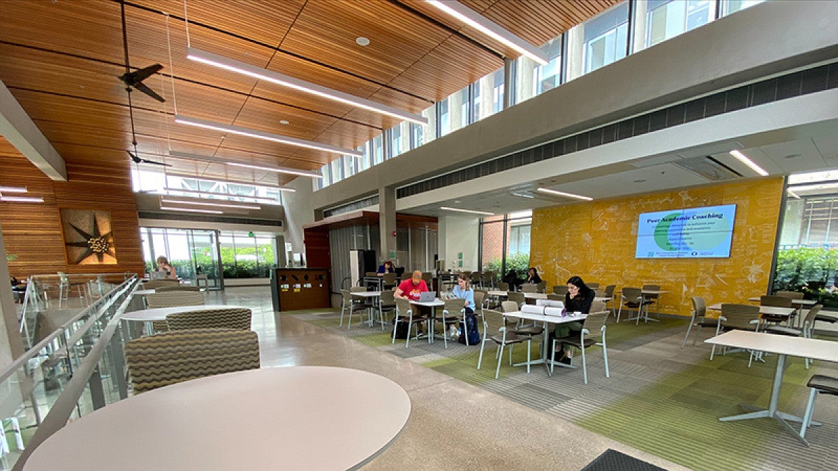 The Allan Price Science Commons on the University of Oregon campus