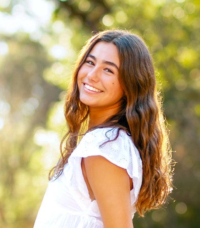 portrait of Ava Martinez, a media studies major at the University of Oregon School of Journalism and Communication