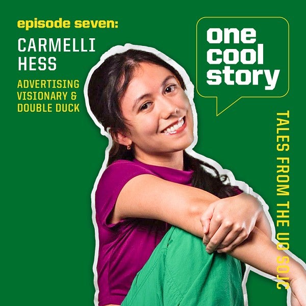 podcast graphic featuring Carmelli Hess