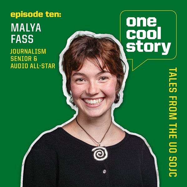 podcast graphic featuring Malya Fass