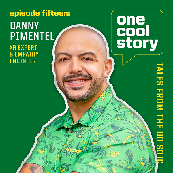 podcast graphic featuring Danny Pimentel