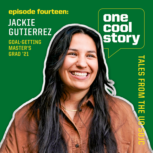 podcast graphic featuring Jackie Gutierrez