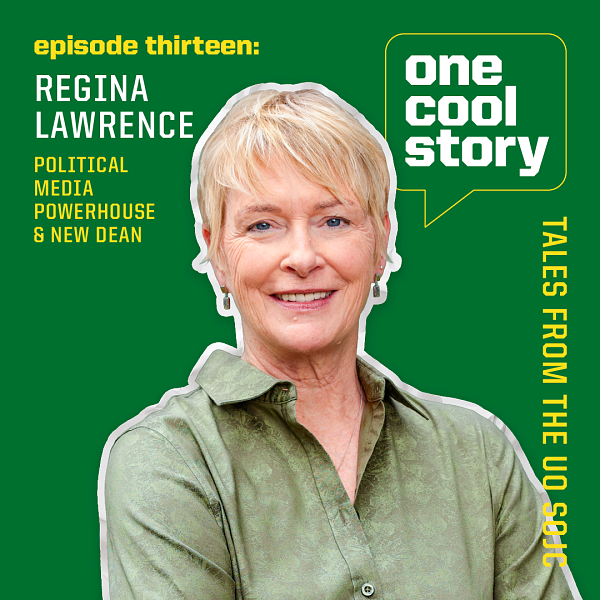 podcast graphic featuring Regina Lawrence