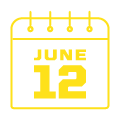 June 12 calendar icon showing June 12