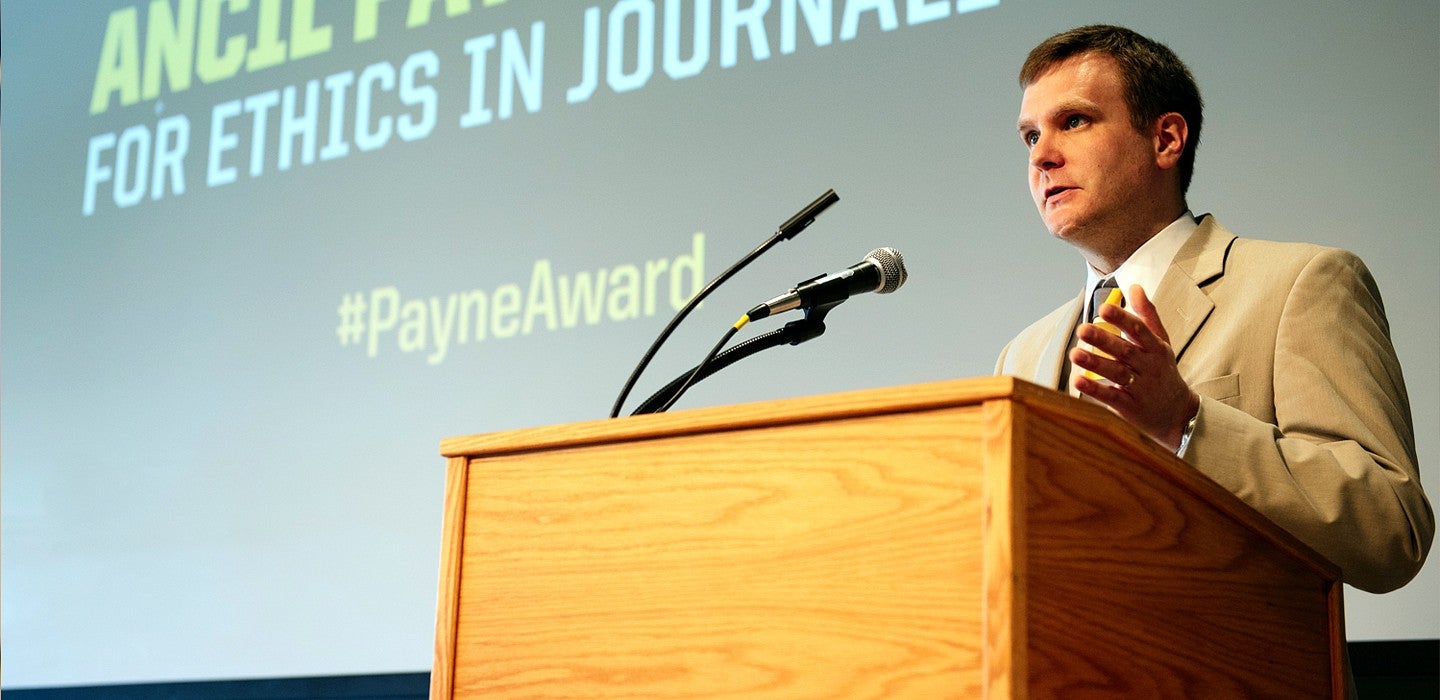 Past Ancil Payne Awards for Ethics in Journalism Past Ancil Payne Award Winners