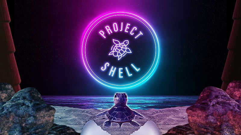 screenshot of Project Shell VR simulation