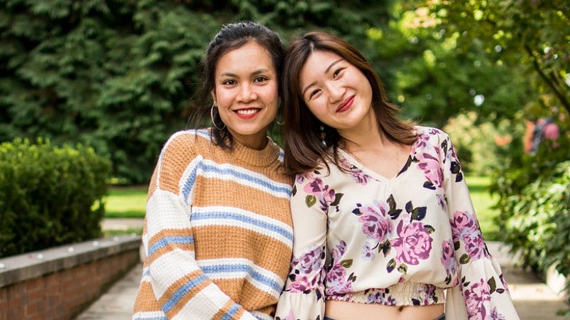PhD student profile: Two best friends traverse the globe to research media and health Kay and Ping